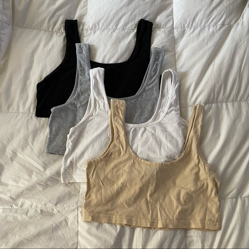 MISSGUIDED- Basic Bralettes (Set of 4)